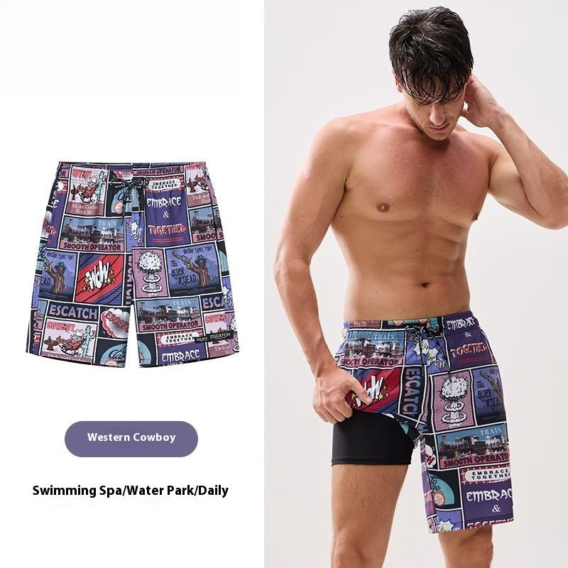 Summer Motion Quick‑Dry Swim Trunks