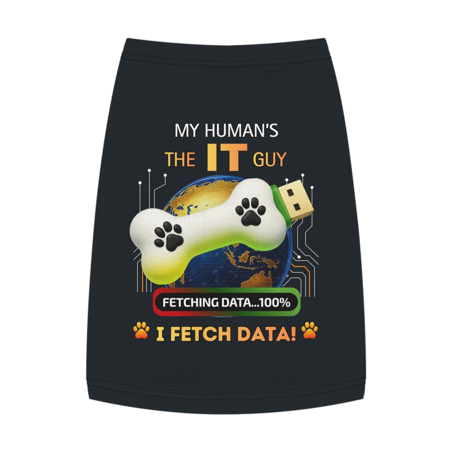 I Fetch Data – Tech Pup Shirt