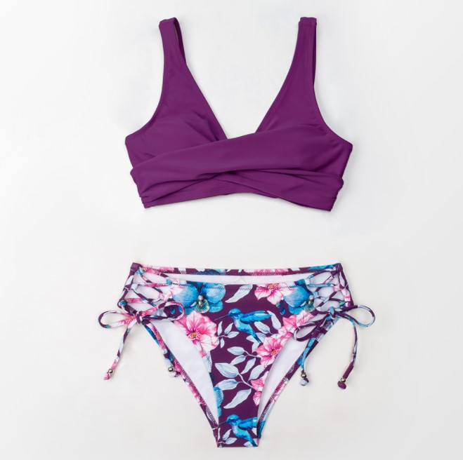 Women’s Printed Bikini Set – Various Patterns