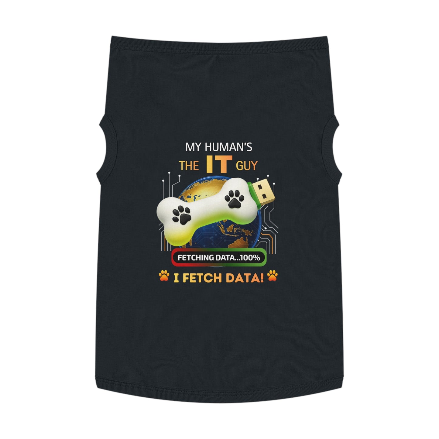 I Fetch Data – Tech Pup Shirt