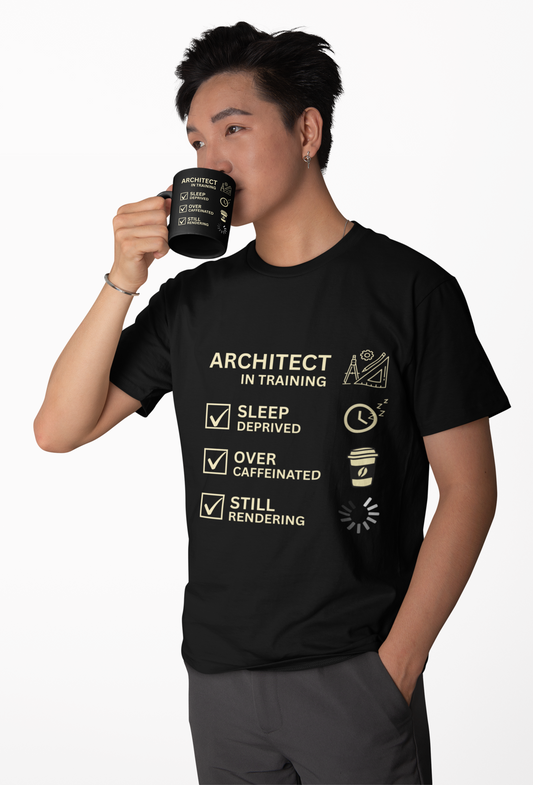 ARCHITECT IN TRAINING - Sleep-deprived. Over-caffeinated. Still rendering.