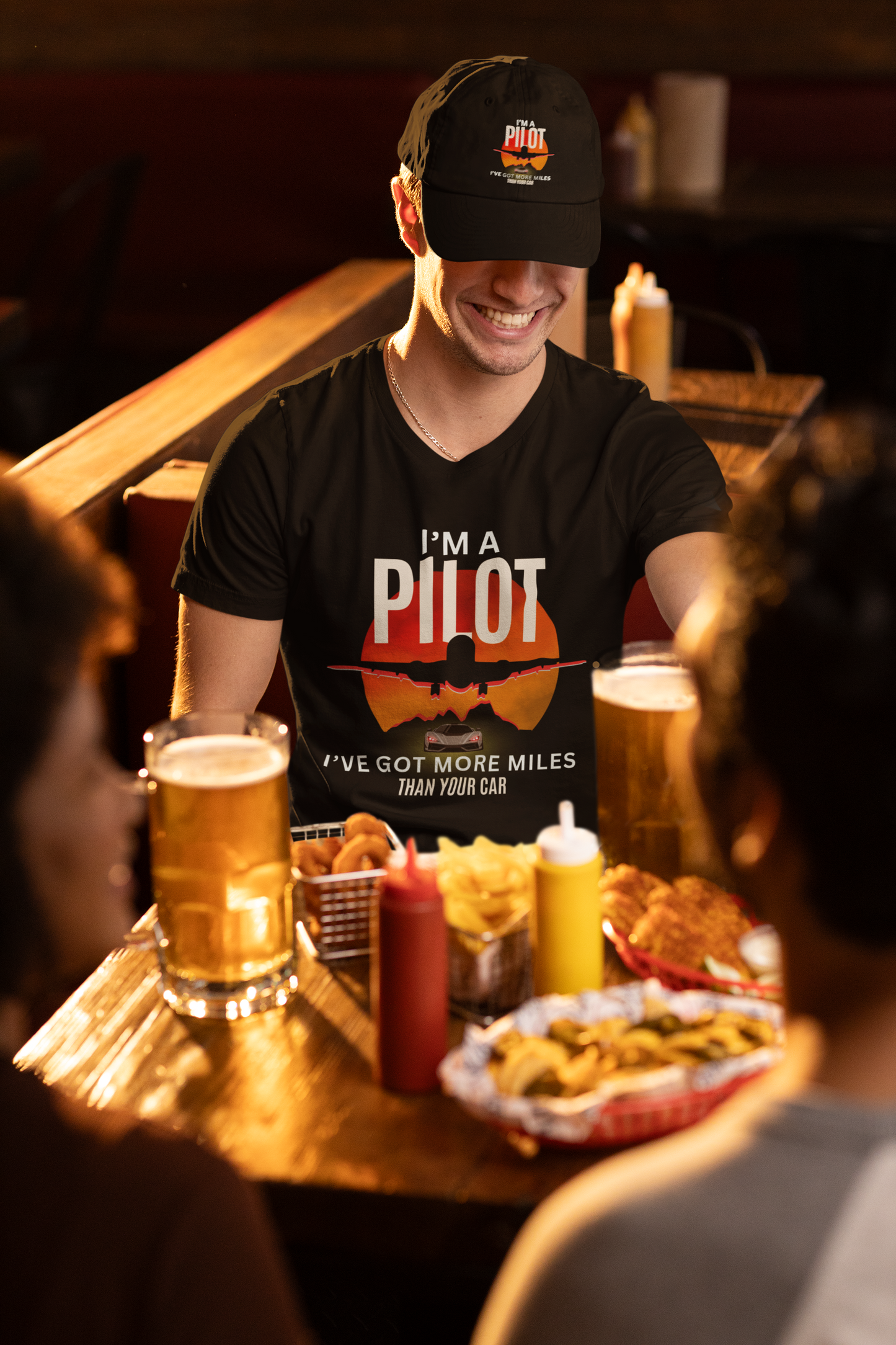 PILOT - I'm a Pilot: I've got more Miles than your Car (black shirt)