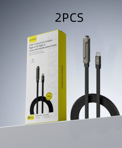 2-in-1 Fast Charging Cable & Stand Fast Charging