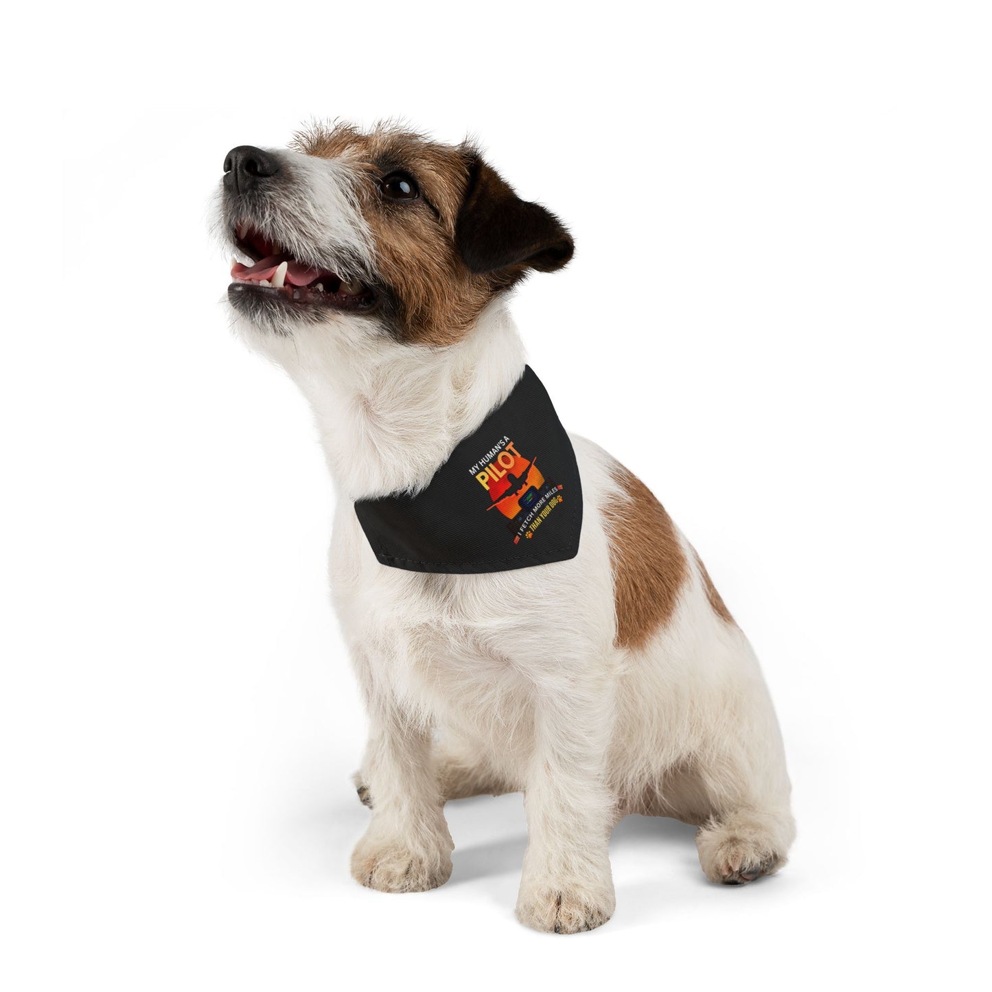 Pilot Pup Bandana Collar – “My Human’s a Pilot”