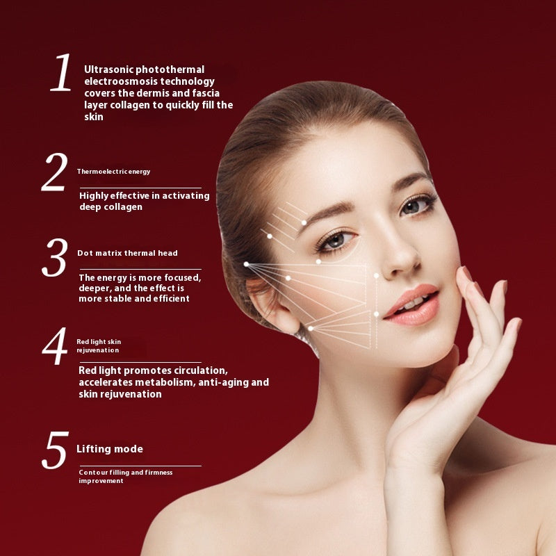 Ultrasonic Collagen Cannon – Anti-Aging & Lifting Beauty Device