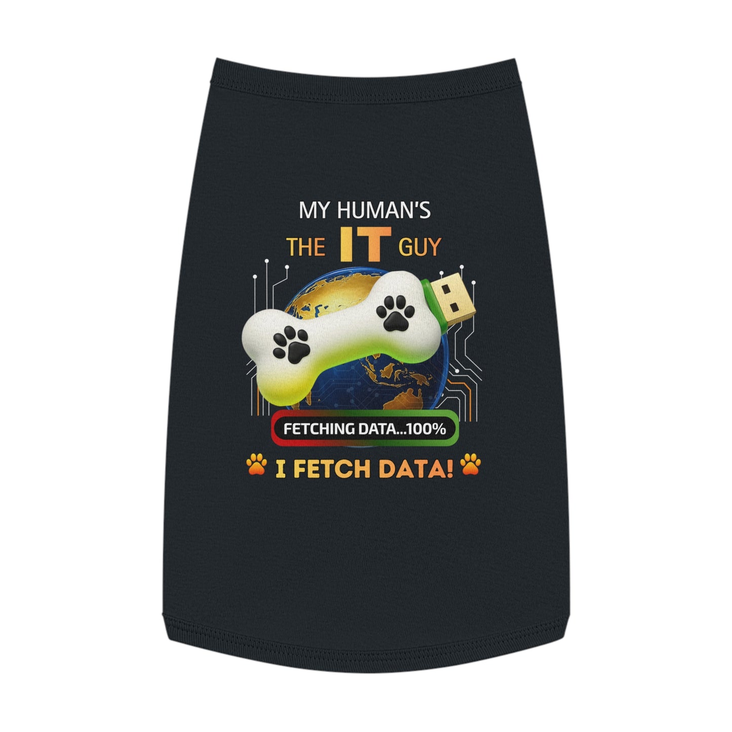 I Fetch Data – Tech Pup Shirt