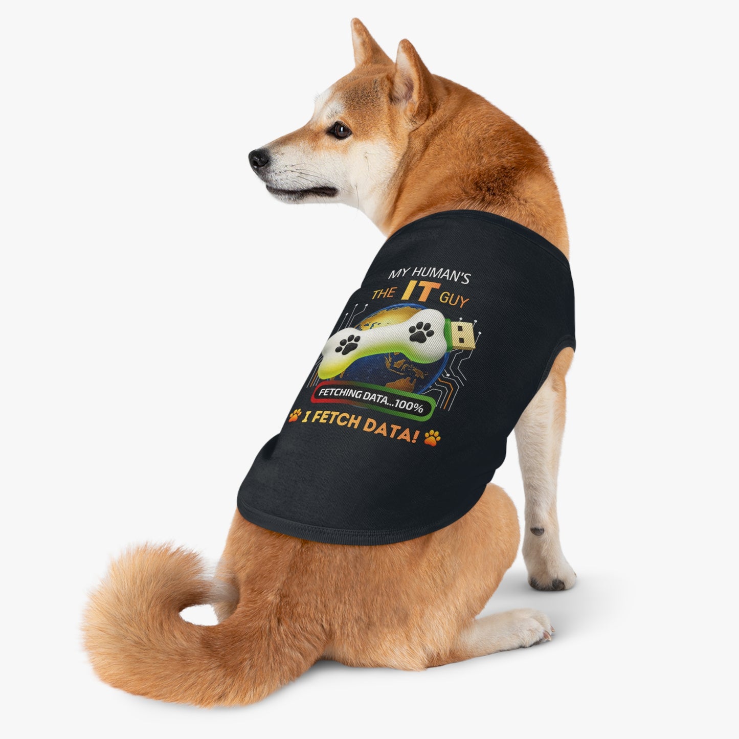 I Fetch Data – Tech Pup Shirt