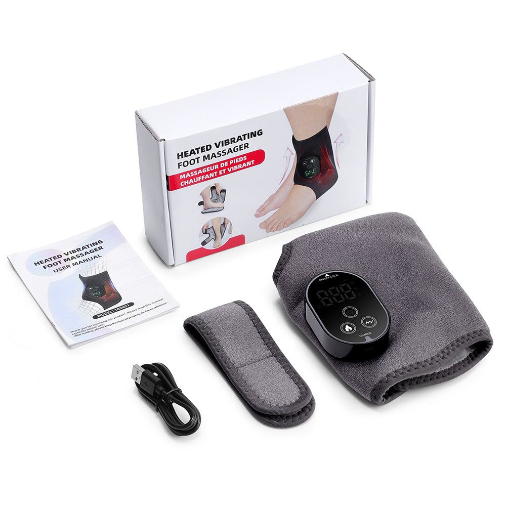 Portable Hot Compress Vibration Massager — Foot, Ankle, Knee & Elbow Relief