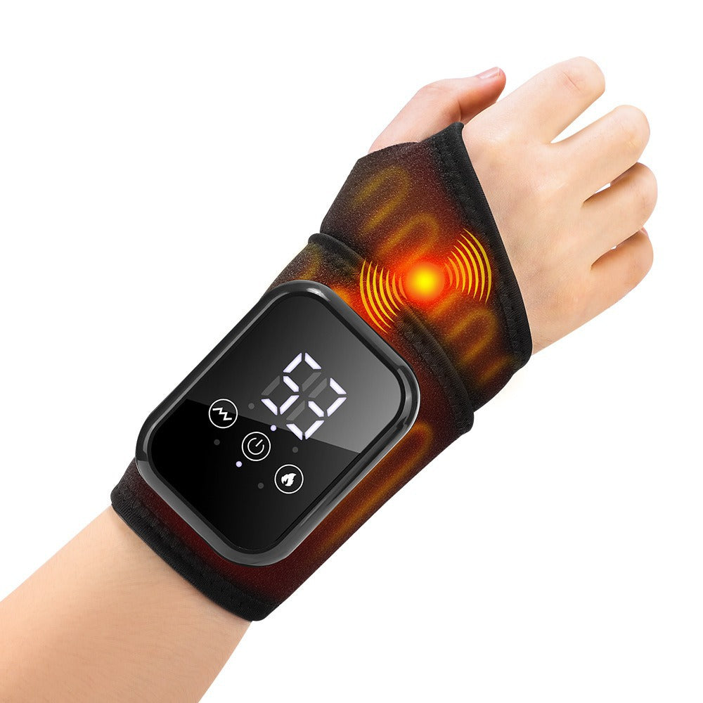 Electric Touchscreen Hand & Wrist Massager — 3 Vibration Modes + 3 Heat Levels