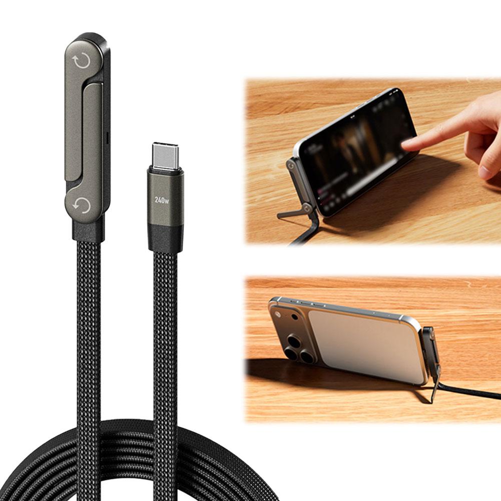 2-in-1 Fast Charging Cable & Stand Fast Charging