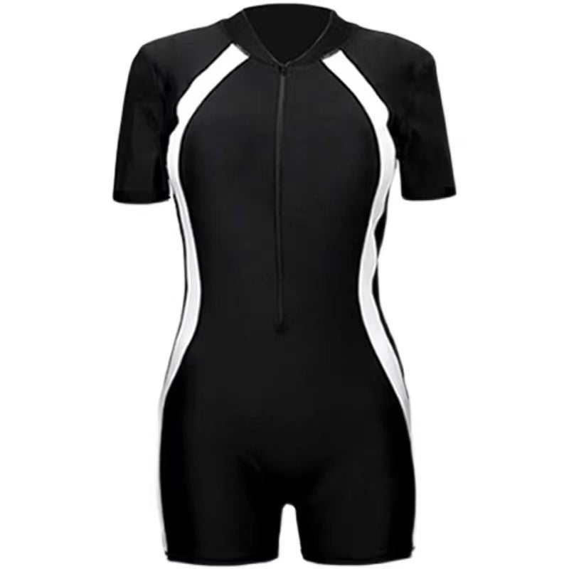 Kids’ Sun Protection Swim & Dive Suit – Short Sleeve One-Piece