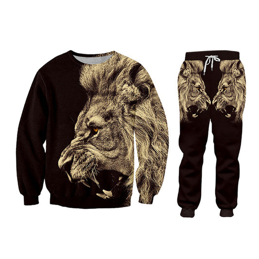 Lion’s Pride – Men’s Tracksuit Set (Sweatshirt or Hoodie + matching pants)