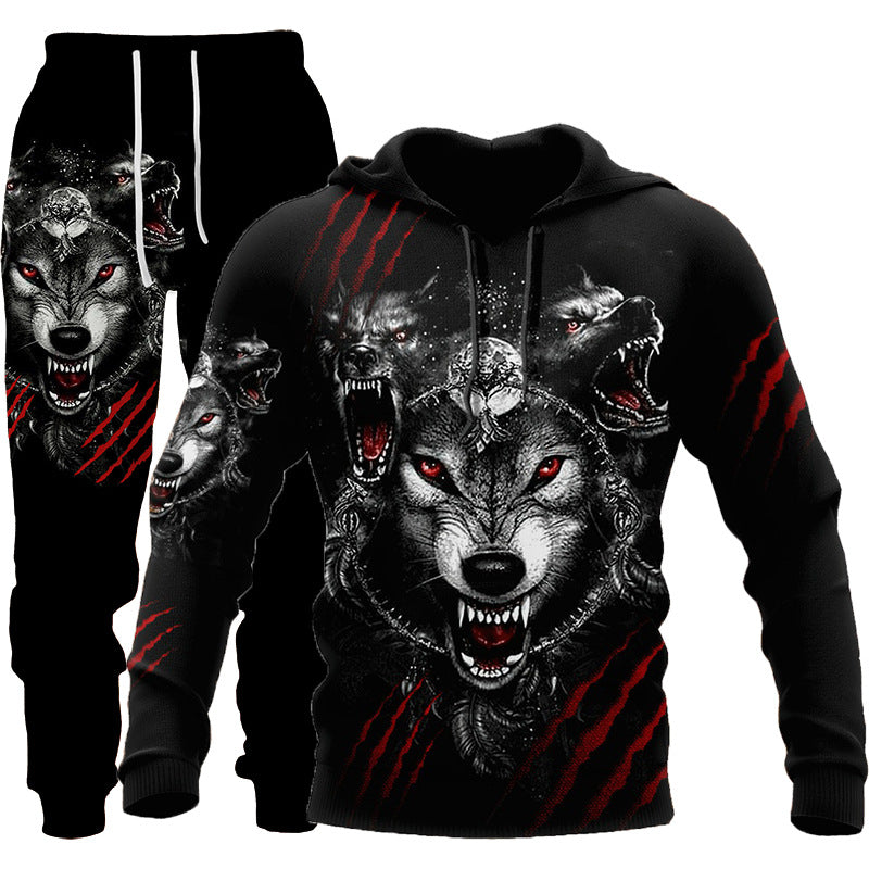 Alpha Spirit Tracksuit – 3D Wolf Edition