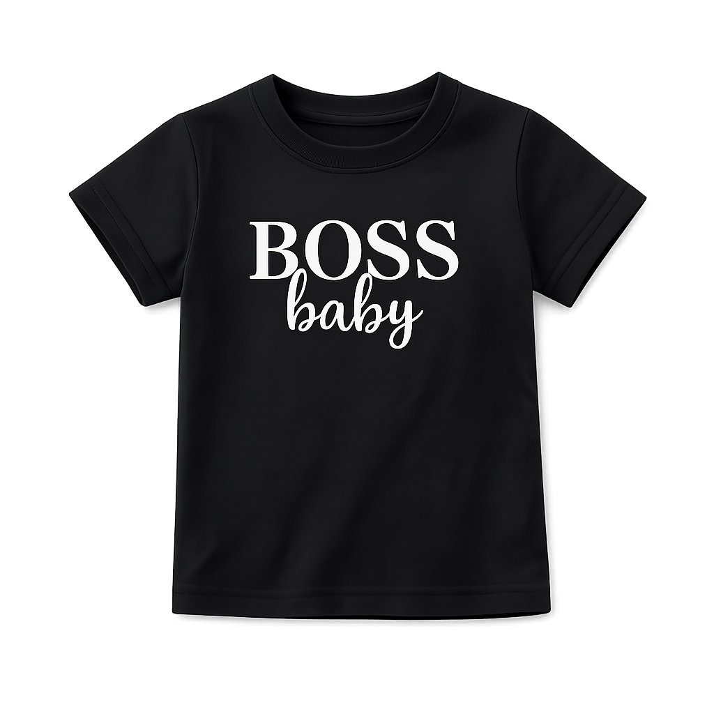 Boss Lady & Boss Baby — Matching Parent‑Child T‑Shirts