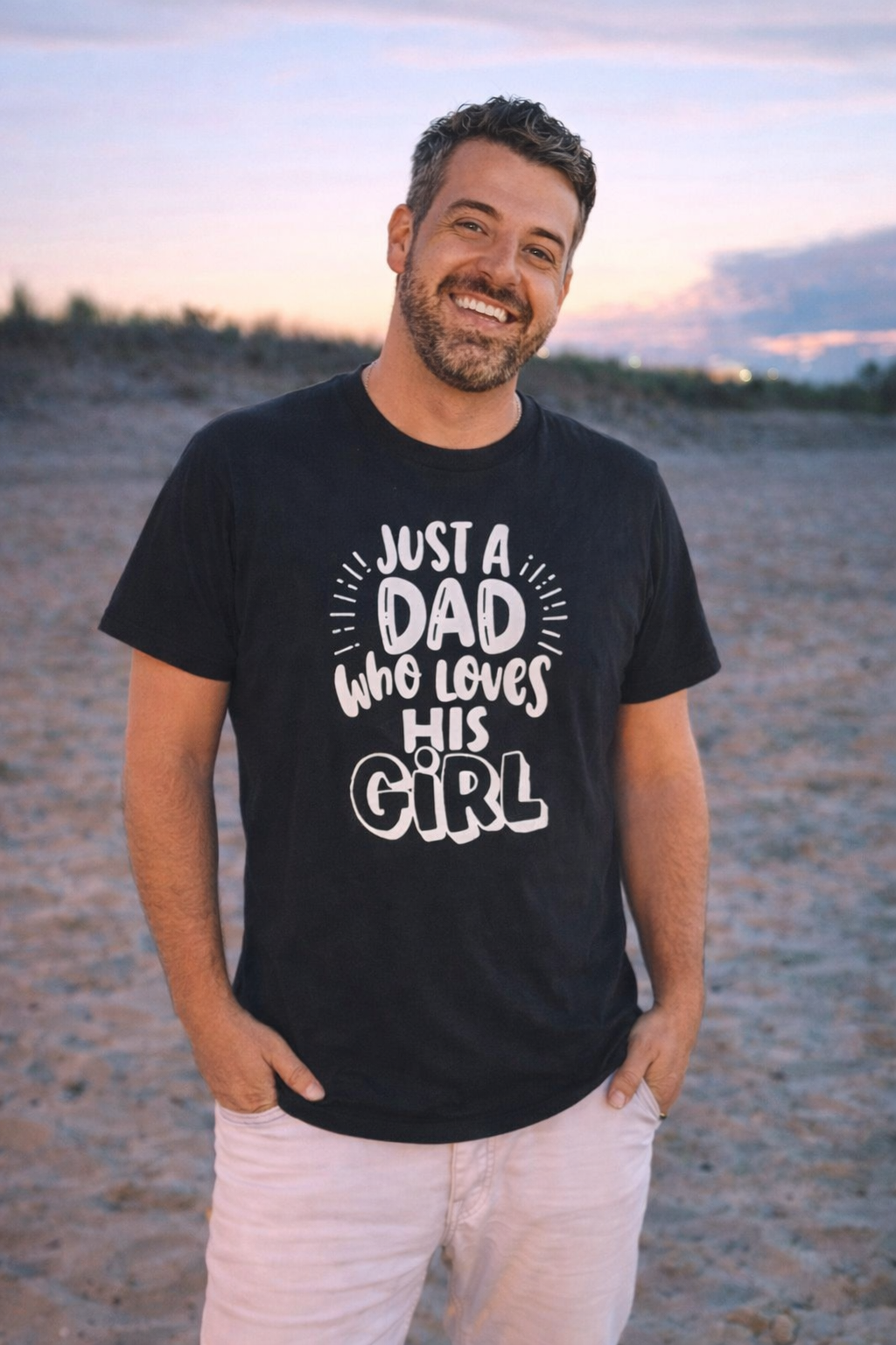 Just A Dad Who Loves His Girl — Matching Parent‑Child T‑Shirts