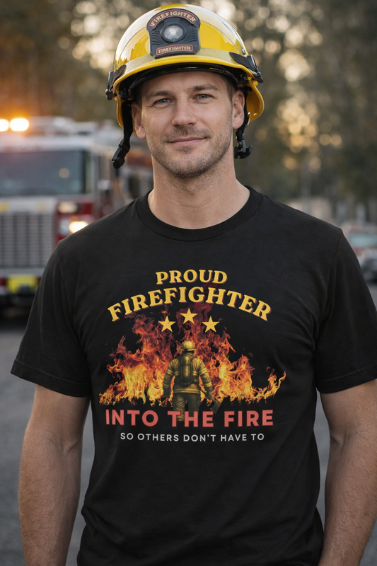 Firefighter - Into the fire so others don't have to (Unisex t-shirt)