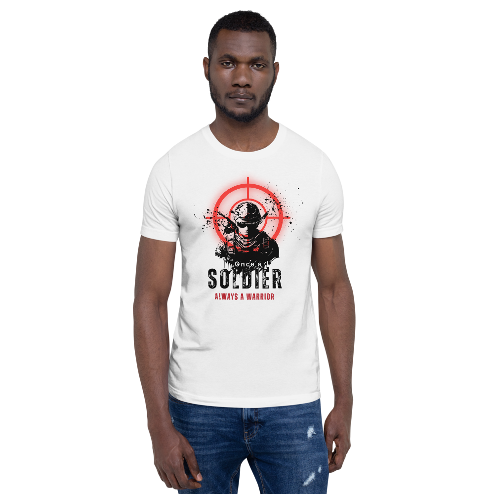 SOLDIER - Once a soldier, always a warrior (white)