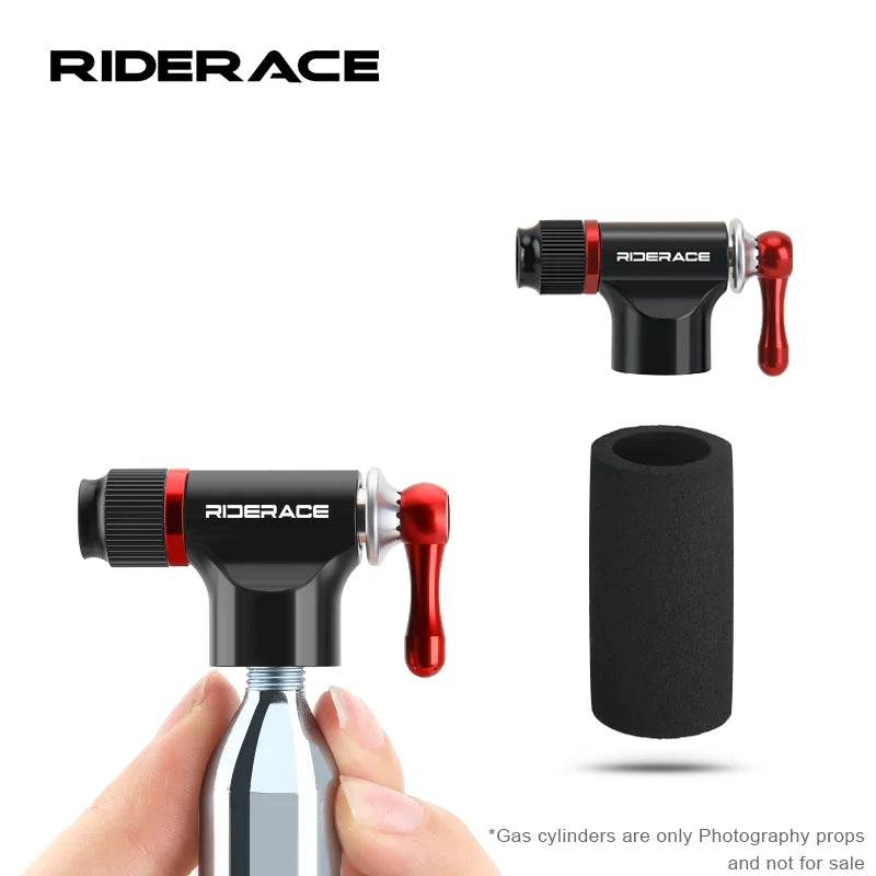 Mini CO₂ Bike Pump — Portable Alloy Tire Inflator (Schrader & Presta Compatible)