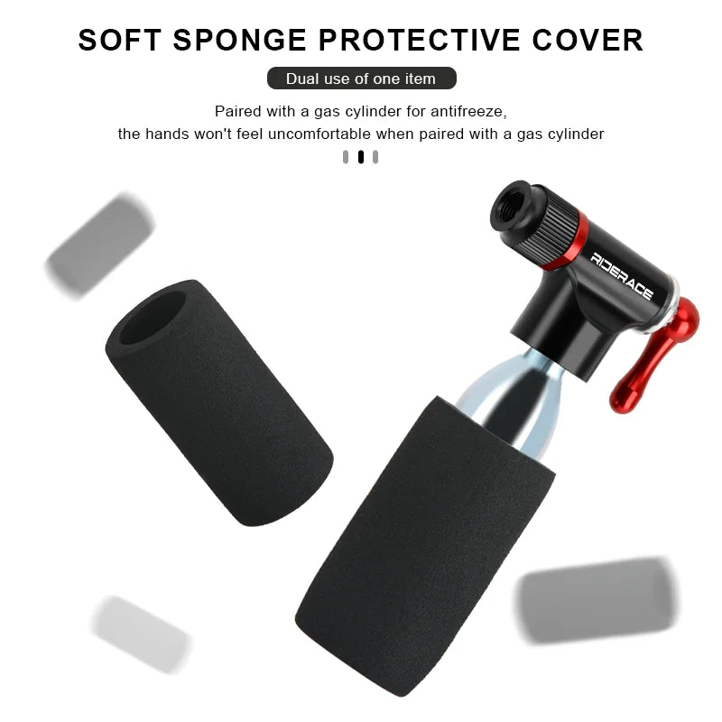 Mini CO₂ Bike Pump — Portable Alloy Tire Inflator (Schrader & Presta Compatible)