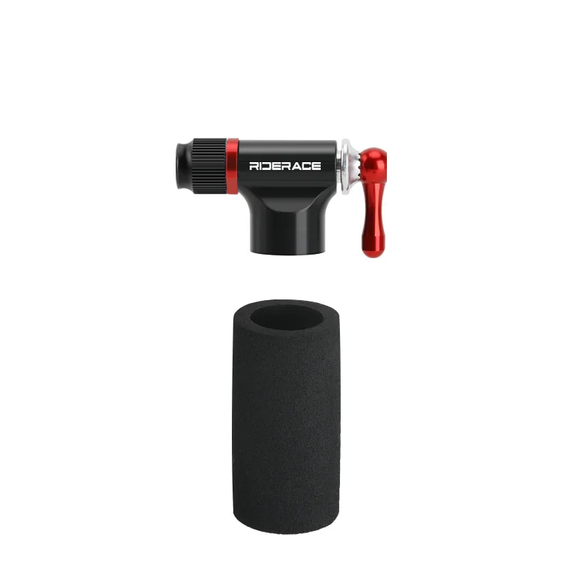 Mini CO₂ Bike Pump — Portable Alloy Tire Inflator (Schrader & Presta Compatible)