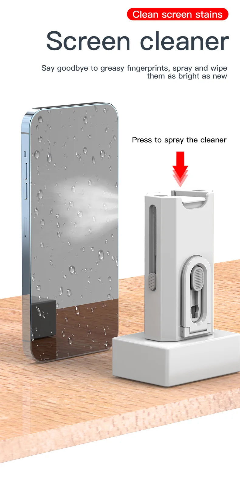 Multi‑Device Cleaning Kit (20‑in‑1 / 8‑in‑1) for Digital Camera, Mobile Phone, Laptop, Keyboard, Airpods, etc.