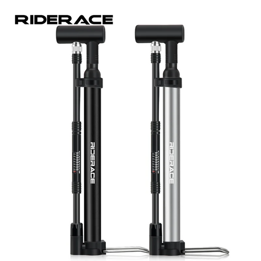 Portable Bike Pump — 120 PSI Alloy Floor Inflator (Schrader & Presta)