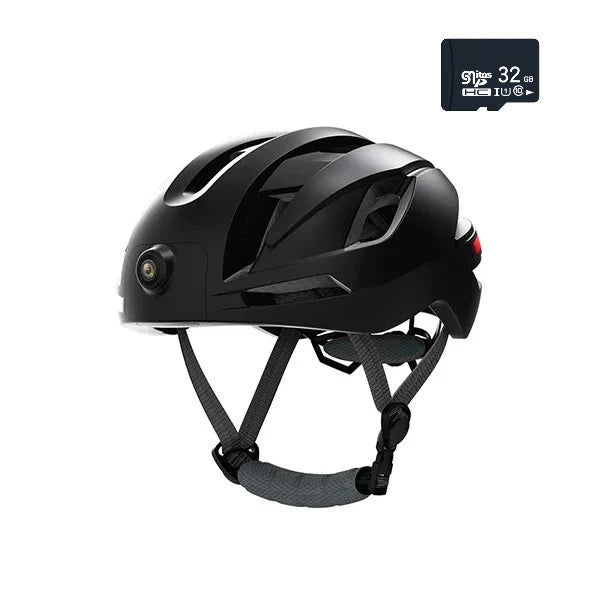 RAW3 Smart Bluetooth Bike Helmet with 1080P Camera, Audio, GPS & Rear Safety Lights (WITH or WITHOUT MicroSD Card)