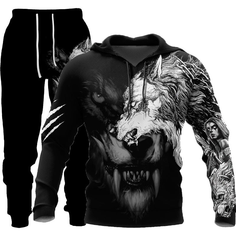 Alpha Spirit Tracksuit – 3D Wolf Edition