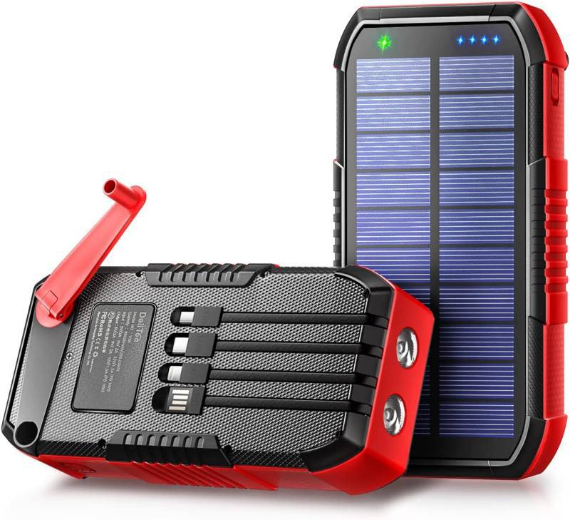Solar Portable Power Station – Large Capacity with Carry Handle