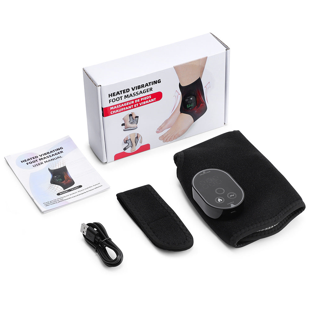 Portable Hot Compress Vibration Massager — Foot, Ankle, Knee & Elbow Relief