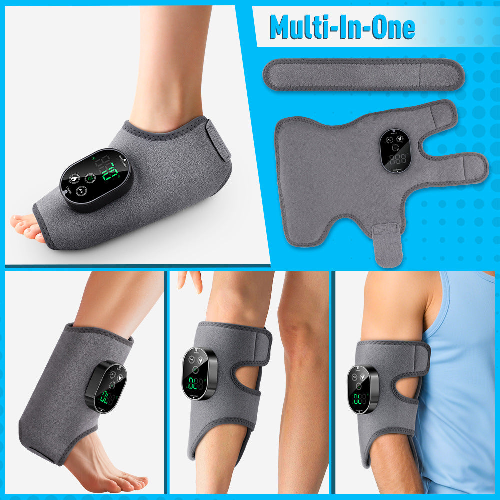 Portable Hot Compress Vibration Massager — Foot, Ankle, Knee & Elbow Relief