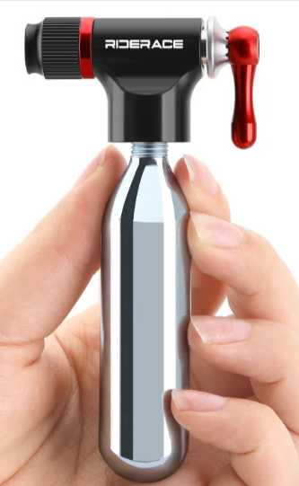 Mini CO₂ Bike Pump — Portable Alloy Tire Inflator (Schrader & Presta Compatible)