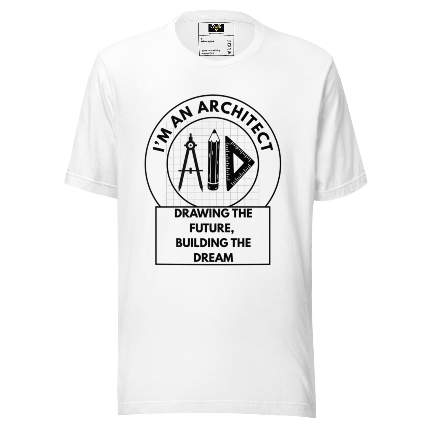 Architect - I'm an architect, drawing the future, building the dream (white)